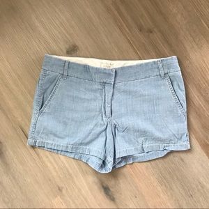 J. Crew Chambray Shorts, Size 6